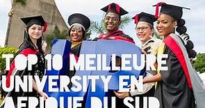 les meilleures universites en afrique du sud