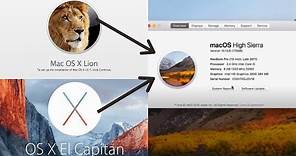 How to update Mac OS high sierra