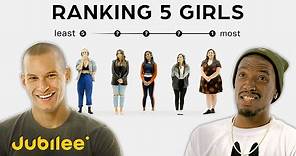Ranking Women By Attractiveness | 5 Guys vs 5 Girls