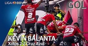 Gol de K. Balanta | Tijuana 2 - 2 Cruz Azul | Liga BBVA MX - Apertura 2019 - Jornada 7