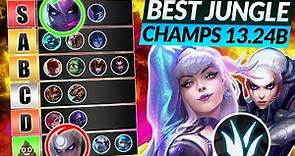 NEW JUNGLE Champions TIER LIST (Best Champs to MAIN) - LoL 13.24b Meta Guide