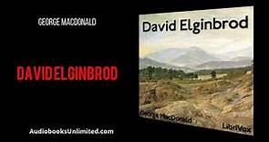 David Elginbrod Audiobook