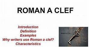 ROMAN A CLEF || a novel with a key