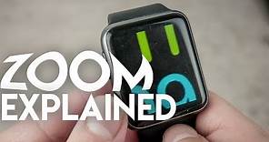 Apple Watch Zoom - Explained
