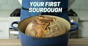 YOUR FIRST SOURDOUGH (Sourdough Bread For Complete Beginners)