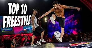 TOP 10 TRUCOS IMPOSIBLES DE FUTBOL FREESTYLE