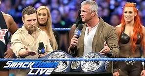 The new SmackDown Tag Team and Women's Titles are unveiled: SmackDown Live, Aug. 23, 2016