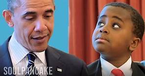 Kid President meets the President of the United States of America