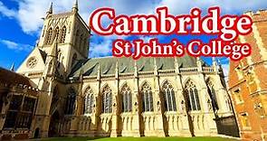 Cambridge, St John's College walk 4K