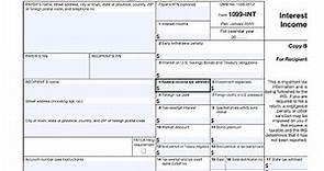 IRS Form 1099-INT walkthrough (Interest Income)