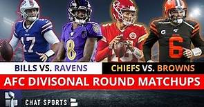 NFL Playoff Picture, Schedule, Bracket, Matchups, Dates & Times For AFC Playoffs Divisional Round