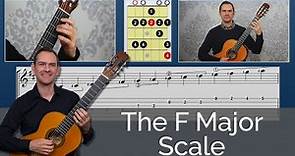 The F Major Scale on Guitar