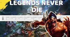 League Of Legends - Legends Never Die Guitar Tab/Tutorial