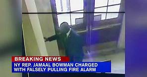 NY Rep. Jamaal Bowman charged with falsely pulling fire alarm