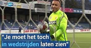 Keeper Joey Roggeveen mag pas in 2020 debuteren bij FC Volendam