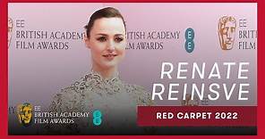 Leading Actress nominee Renate Reinsve reveals her niche taste in movies | EE BAFTAs 2022 Red Carpet