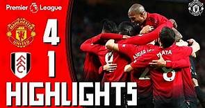 Highlights | Manchester United 4-1 Fulham | Premier League