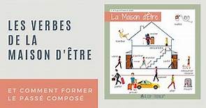 The verbs of "maison d'ÊTRE" and how to conjugate them in passé composé!