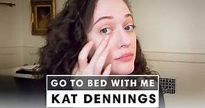 Kat Dennings' Dewy Complexion Nighttime Skincare Routine | Go To Bed With Me | Harper's BAZAAR