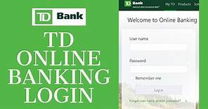 td.com Login: How to Login TD Bank Online Banking Account 2021?