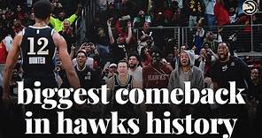 De'Andre Hunter DAGGER 3 Completes Largest Hawks Comeback EVER