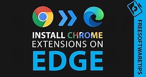 Install Google Chrome extensions on Microsoft Edge (2020)