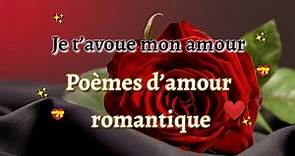 Poèmes d’amour romantique