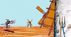 Don Quijote y los molinos de viento, una divertida historia contada para niños ?