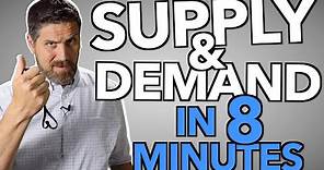 Supply and demand in 8 minutes