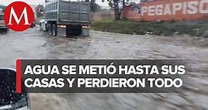 Intensas lluvias provocan inundaciones y afectaciones en Lázaro Cárdenas, Michoacán