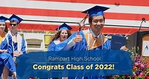 Rampart High School 2022 Graduation Ceremony