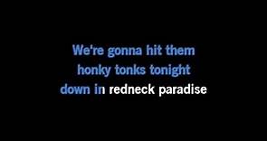 Karaoke Redneck Paradise - Kid Rock - CDG, MP4, KFN - Karaoke Version