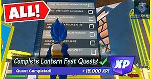 How to Complete *ALL* Lantern Fest Challenges in Fortnite (Full Guide)