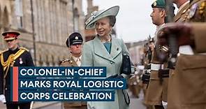 Princess Anne joins Royal Logistic Corps' 30th anniversary celebrations