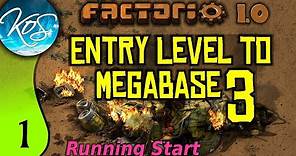 Factorio 1.0 Entry Level to Megabase 3, Ep 1: HOW TO START - Guide, Tutorial