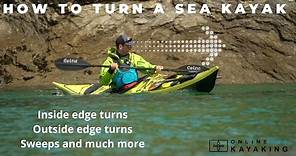 How to turn a sea kayak efficiently - online course
