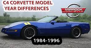 C4 Corvette Model Year Differences and Collectability
