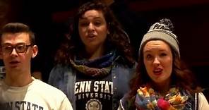 Penn State Concert Choir Sings Alma Mater