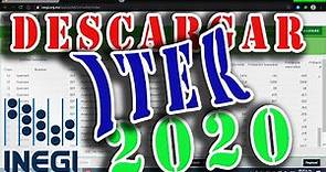 ¿Cómo descargar el ITER del Censo 2020 de INEGI? Información de Población y Vivienda.