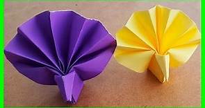 ▷ Cómo hacer un 🦚 PAVO REAL en Origami 3D FÁCIL ✅ | Pavo Real de Papiroflexia