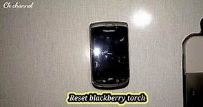 Reset blackberry torch