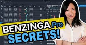 Benzinga Pro Tutorial - Penny Stock Runner Alerts, Breaking News Trading, SEC Filings Research