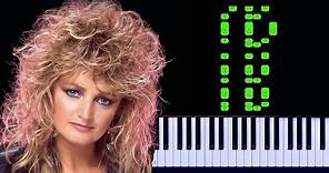 Bonnie Tyler - Holding Out For A Hero Piano Tutorial