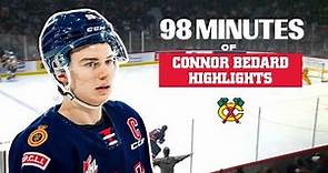 WATCH: 98 minutes of Connor Bedard Highlights 🤯 | Chicago Blackhawks