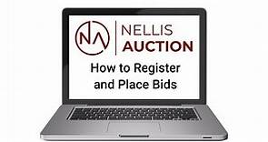 How to Register and Place Bids Online at Nellis Auction!