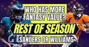 Rest of Season: Miles Sanders or Javonte Williams