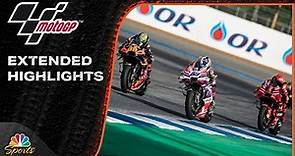 MotoGP EXTENDED HIGHLIGHTS: Thailand Grand Prix | 10/29/23 | Motorsports on NBC
