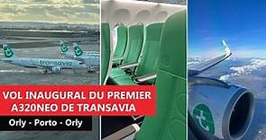 On s'envole avec Transavia pour le vol inaugural de son 1er A320Neo 💚