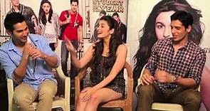 Sidharth, Alia and Varun talk about Student Of The Year