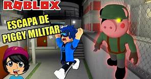 ESCAPA DE SOLDIER! PIGGY SE CONVIERTE EN SOLDADO! | SoyBlue | Piggy Exe Roblox Español